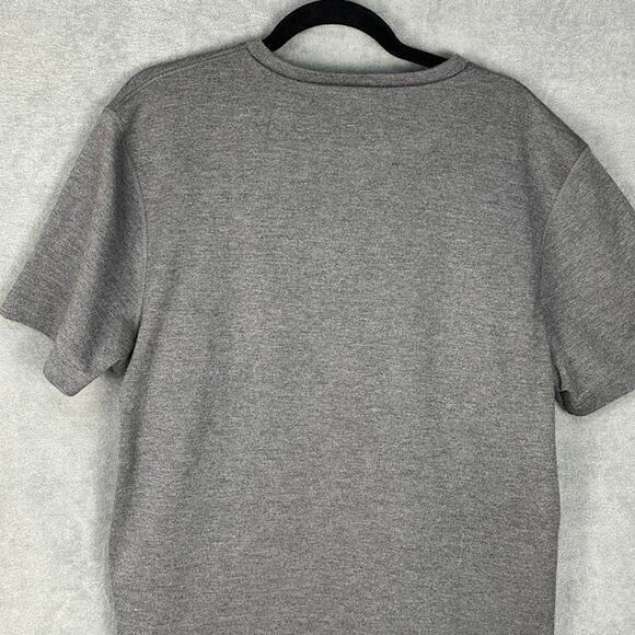 Lalabu Dad Shirt Mens 2XL Gray Baby Wearing Kangaroo Care Pouch Short Sleeve - Picture 6 of 13